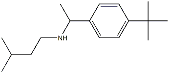 [1-(4-tert-butylphenyl)ethyl](3-methylbutyl)amine 化学構造式