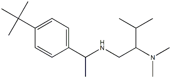 [1-(4-tert-butylphenyl)ethyl][2-(dimethylamino)-3-methylbutyl]amine,,结构式