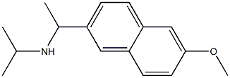 [1-(6-methoxynaphthalen-2-yl)ethyl](propan-2-yl)amine Struktur