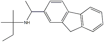 [1-(9H-fluoren-2-yl)ethyl](2-methylbutan-2-yl)amine,,结构式
