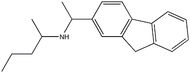 [1-(9H-fluoren-2-yl)ethyl](pentan-2-yl)amine Structure