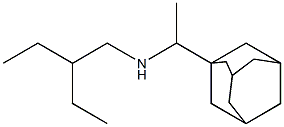 [1-(adamantan-1-yl)ethyl](2-ethylbutyl)amine Struktur