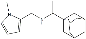 [1-(adamantan-1-yl)ethyl][(1-methyl-1H-pyrrol-2-yl)methyl]amine Structure