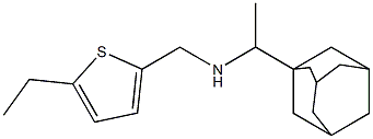 [1-(adamantan-1-yl)ethyl][(5-ethylthiophen-2-yl)methyl]amine Structure