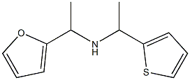 [1-(furan-2-yl)ethyl][1-(thiophen-2-yl)ethyl]amine 化学構造式