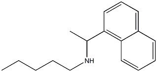 [1-(naphthalen-1-yl)ethyl](pentyl)amine Structure