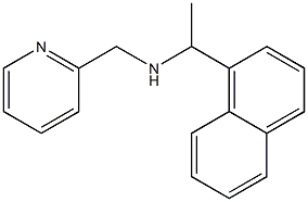 [1-(naphthalen-1-yl)ethyl](pyridin-2-ylmethyl)amine Structure