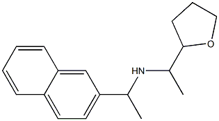 [1-(naphthalen-2-yl)ethyl][1-(oxolan-2-yl)ethyl]amine 化学構造式