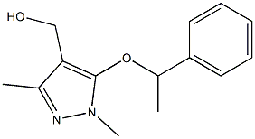 [1,3-dimethyl-5-(1-phenylethoxy)-1H-pyrazol-4-yl]methanol