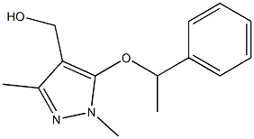 [1,3-dimethyl-5-(1-phenylethoxy)-1H-pyrazol-4-yl]methanol|