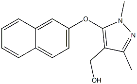 [1,3-dimethyl-5-(naphthalen-2-yloxy)-1H-pyrazol-4-yl]methanol|