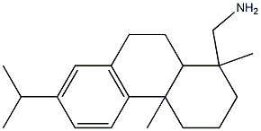 [1,4a-dimethyl-7-(propan-2-yl)-1,2,3,4,4a,9,10,10a-octahydrophenanthren-1-yl]methanamine,,结构式