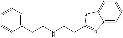 [2-(1,3-benzothiazol-2-yl)ethyl](2-phenylethyl)amine Structure