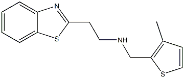  [2-(1,3-benzothiazol-2-yl)ethyl][(3-methylthiophen-2-yl)methyl]amine