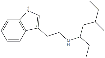 [2-(1H-indol-3-yl)ethyl](5-methylheptan-3-yl)amine Struktur