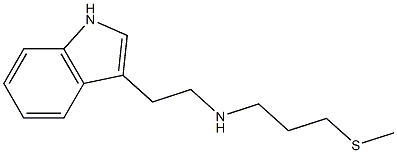 [2-(1H-indol-3-yl)ethyl][3-(methylsulfanyl)propyl]amine 结构式