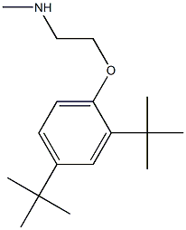 [2-(2,4-di-tert-butylphenoxy)ethyl](methyl)amine Struktur