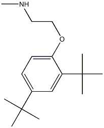 [2-(2,4-di-tert-butylphenoxy)ethyl](methyl)amine 化学構造式