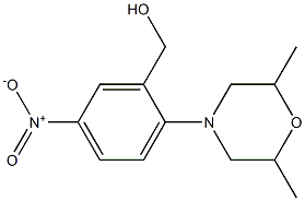 [2-(2,6-dimethylmorpholin-4-yl)-5-nitrophenyl]methanol