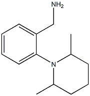 [2-(2,6-dimethylpiperidin-1-yl)phenyl]methanamine 结构式