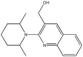 [2-(2,6-dimethylpiperidin-1-yl)quinolin-3-yl]methanol