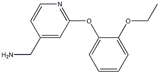 [2-(2-ethoxyphenoxy)pyridin-4-yl]methylamine,,结构式