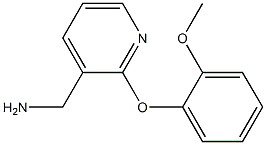 [2-(2-methoxyphenoxy)pyridin-3-yl]methylamine,,结构式