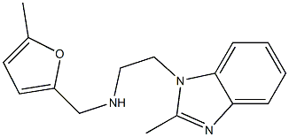 [2-(2-methyl-1H-1,3-benzodiazol-1-yl)ethyl][(5-methylfuran-2-yl)methyl]amine Structure