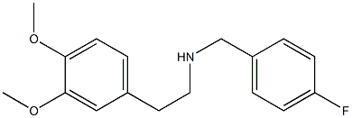 [2-(3,4-dimethoxyphenyl)ethyl][(4-fluorophenyl)methyl]amine