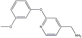 [2-(3-methoxyphenoxy)pyridin-4-yl]methylamine 化学構造式