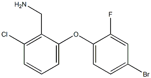 [2-(4-bromo-2-fluorophenoxy)-6-chlorophenyl]methanamine