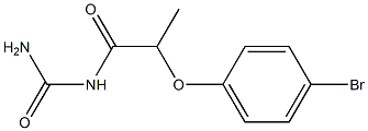 [2-(4-bromophenoxy)propanoyl]urea Structure