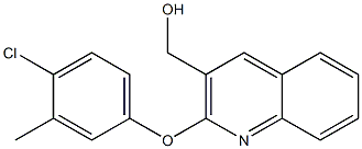  [2-(4-chloro-3-methylphenoxy)quinolin-3-yl]methanol