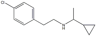 [2-(4-chlorophenyl)ethyl](1-cyclopropylethyl)amine Structure