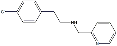 [2-(4-chlorophenyl)ethyl](pyridin-2-ylmethyl)amine 结构式
