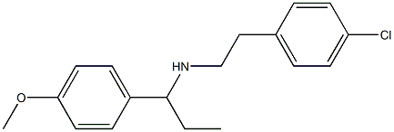  [2-(4-chlorophenyl)ethyl][1-(4-methoxyphenyl)propyl]amine