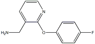 [2-(4-fluorophenoxy)pyridin-3-yl]methylamine,,结构式