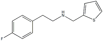 [2-(4-fluorophenyl)ethyl](thiophen-2-ylmethyl)amine 结构式