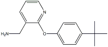 [2-(4-tert-butylphenoxy)pyridin-3-yl]methylamine 化学構造式