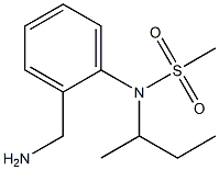 [2-(aminomethyl)phenyl]-N-(butan-2-yl)methanesulfonamide