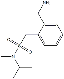 [2-(aminomethyl)phenyl]-N-methyl-N-(propan-2-yl)methanesulfonamide Structure