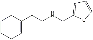 [2-(cyclohex-1-en-1-yl)ethyl](furan-2-ylmethyl)amine,,结构式