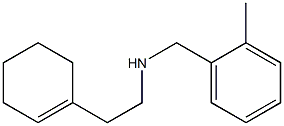[2-(cyclohex-1-en-1-yl)ethyl][(2-methylphenyl)methyl]amine,,结构式
