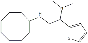[2-(cyclooctylamino)-1-(thiophen-2-yl)ethyl]dimethylamine Struktur