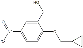 [2-(cyclopropylmethoxy)-5-nitrophenyl]methanol Structure