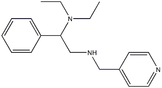 [2-(diethylamino)-2-phenylethyl](pyridin-4-ylmethyl)amine Structure