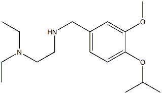  [2-(diethylamino)ethyl]({[3-methoxy-4-(propan-2-yloxy)phenyl]methyl})amine