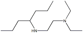 [2-(diethylamino)ethyl](heptan-4-yl)amine,,结构式