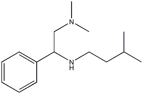 [2-(dimethylamino)-1-phenylethyl](3-methylbutyl)amine 化学構造式