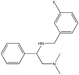 [2-(dimethylamino)-1-phenylethyl][(3-fluorophenyl)methyl]amine